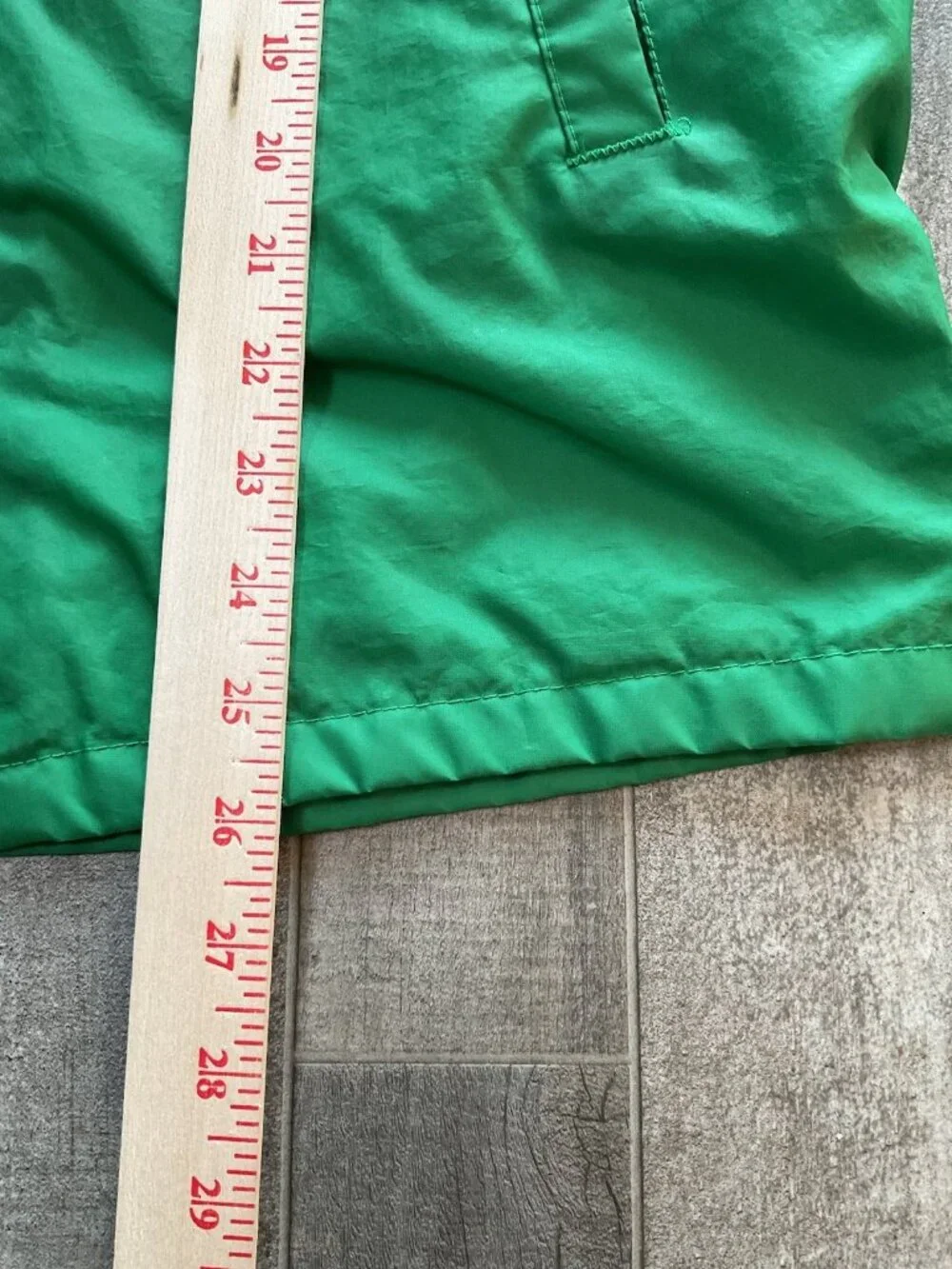 Vintage 1980s Green Satin Trucker Flame Logo Jacket Green Yellow Auburn Sports S